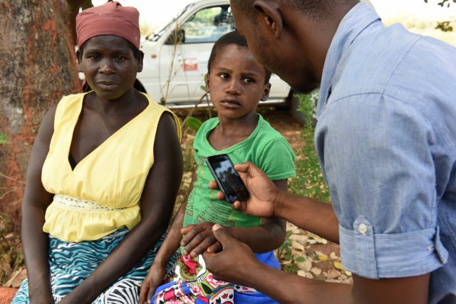 De SkinApp in gebruik in Mozambique