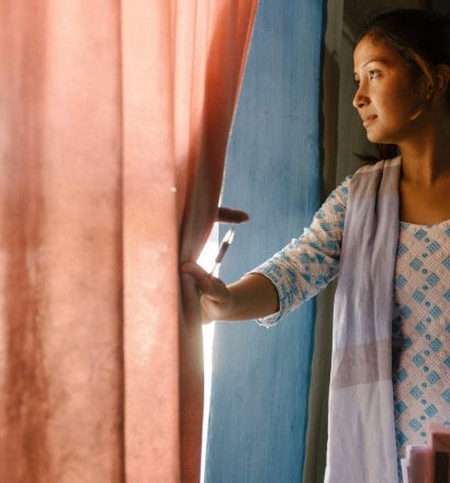 LPEP coordinator Srijana Adhikari in het veld