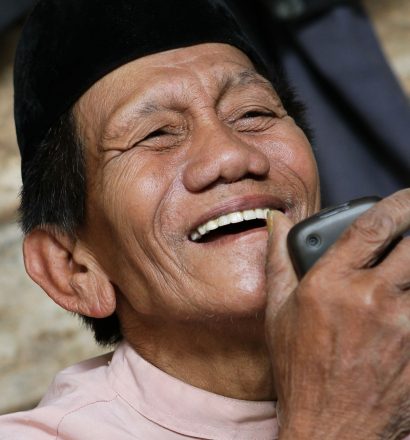 Indonesische man met lepra