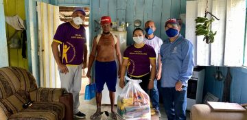 Hulppakket voor leprapatiënten in Brazilië tijdens coronatijd